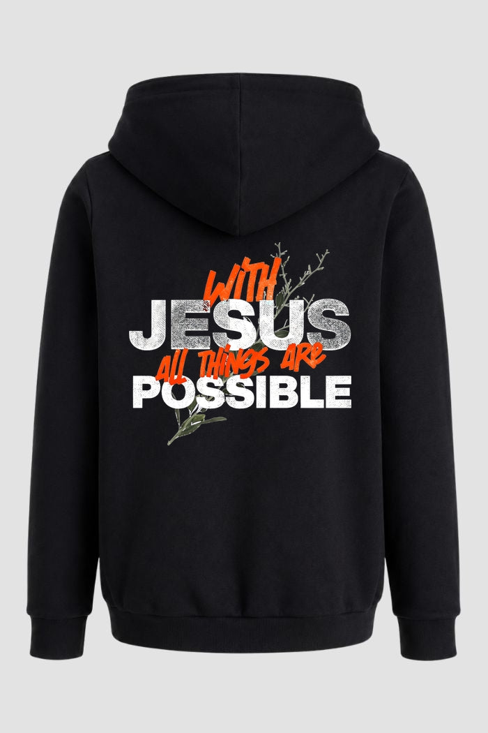 Moletom n. 250 - With Jesus All Things Are Possible