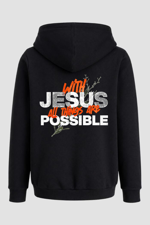 Moletom n. 250 - With Jesus All Things Are Possible