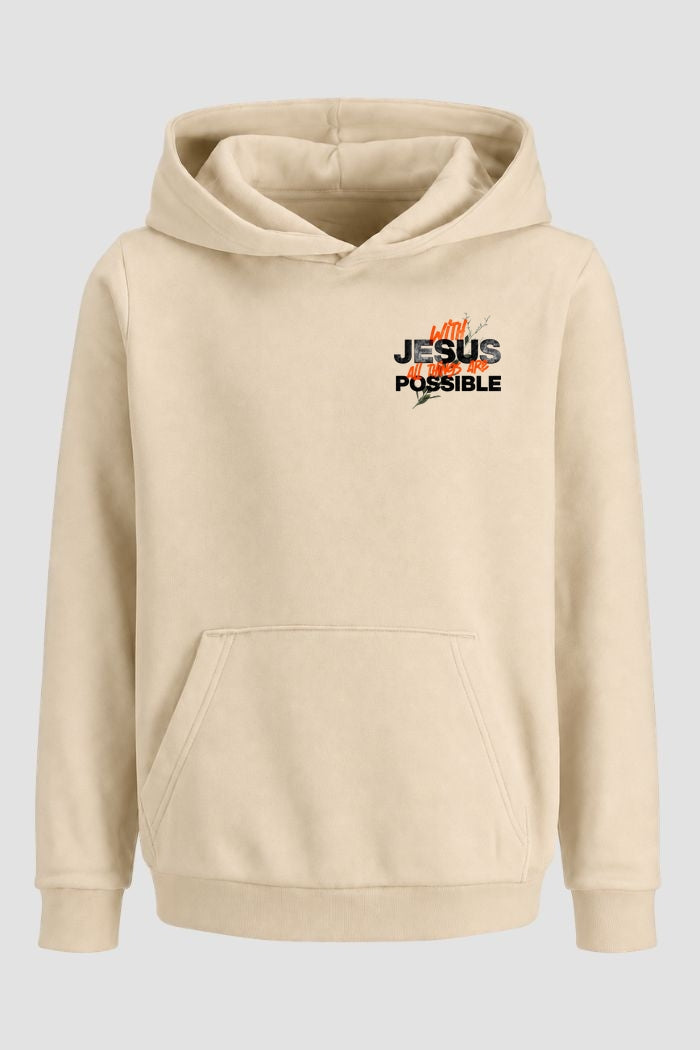 Moletom n. 250 - With Jesus All Things Are Possible