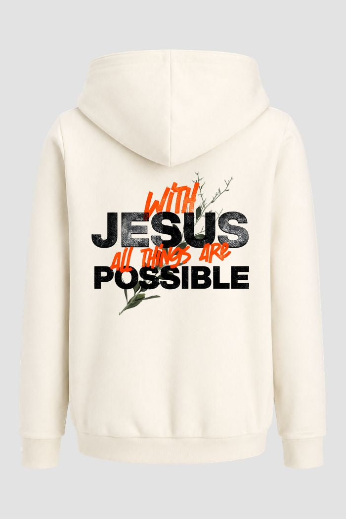 Moletom n. 250 - With Jesus All Things Are Possible