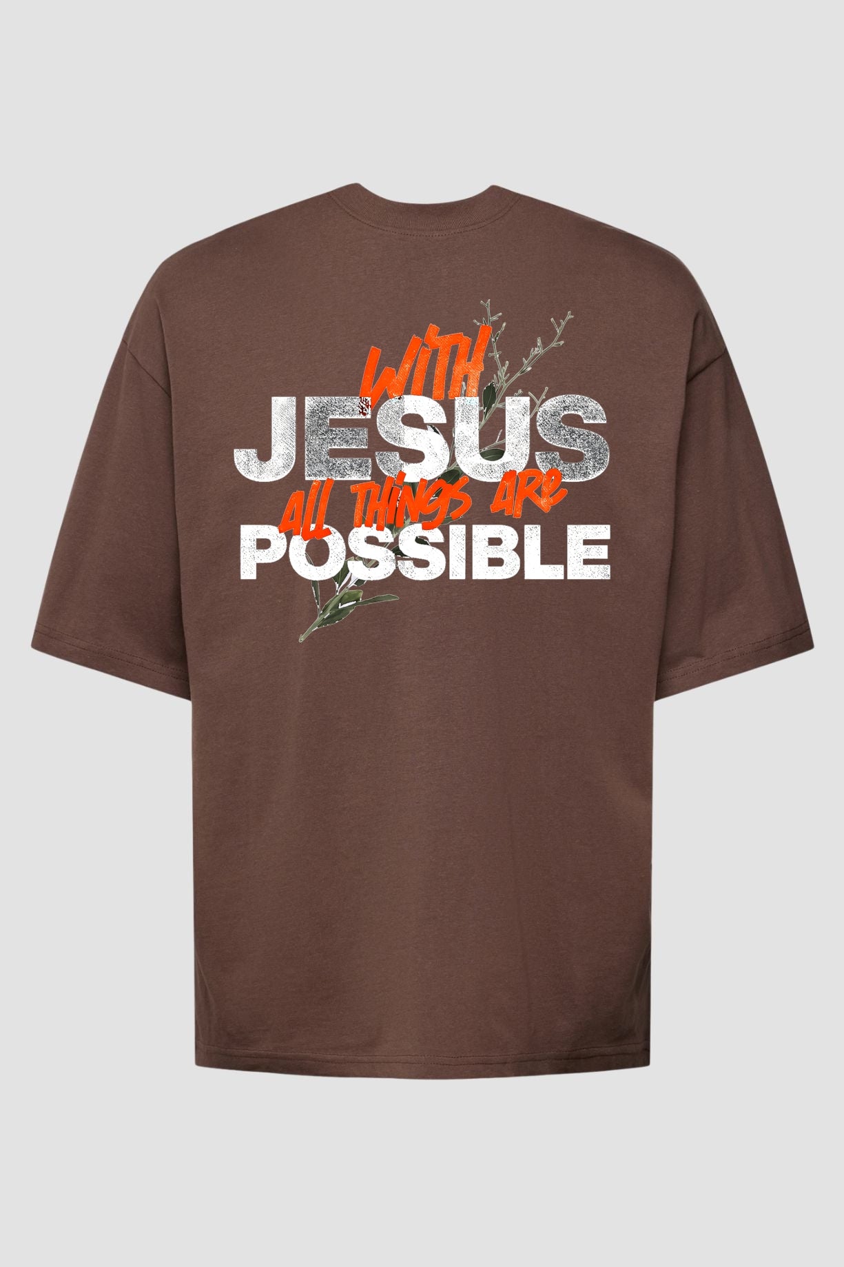 Oversized Suedine n. 250 - With Jesus All Things Are Possible