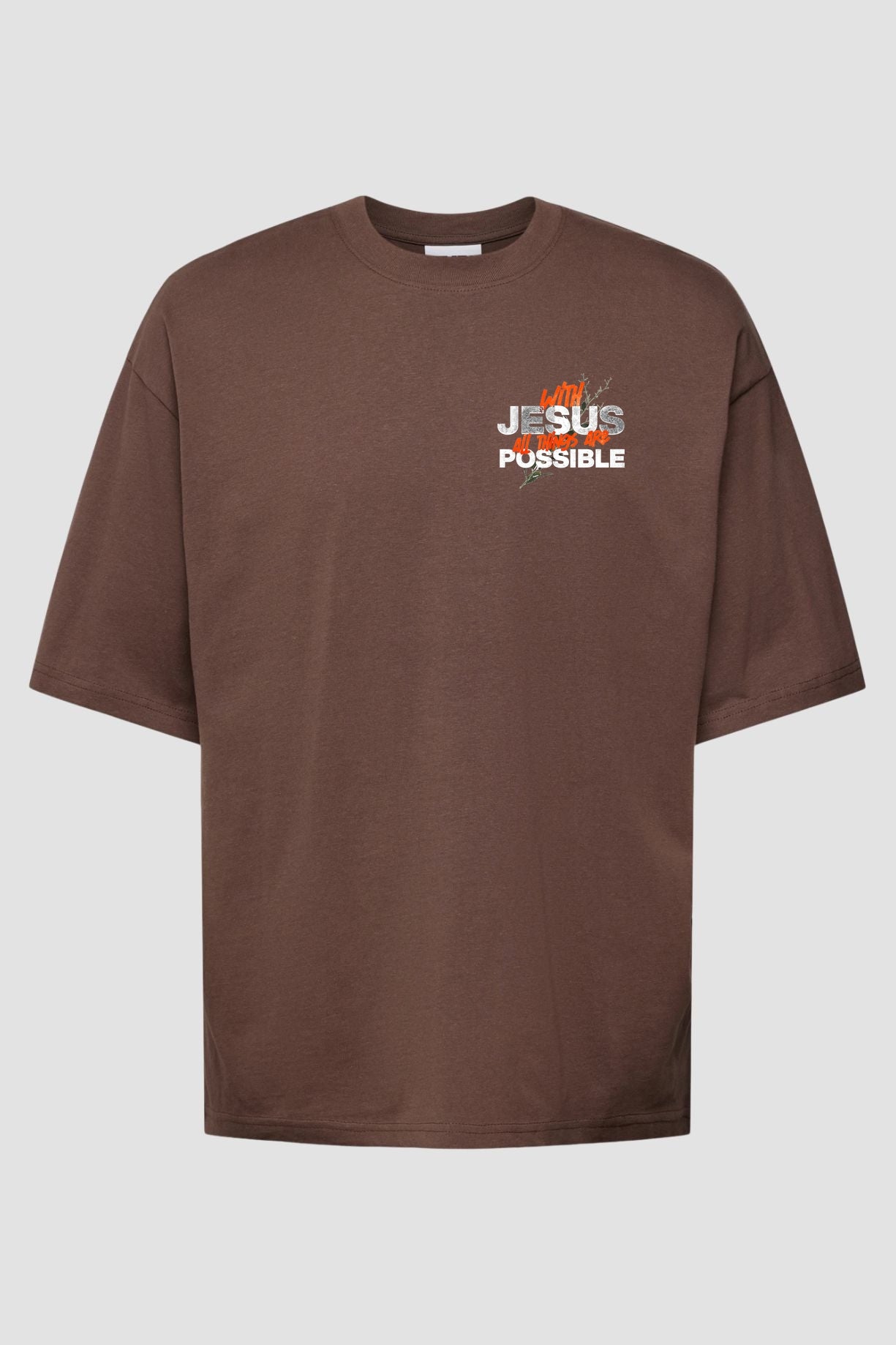 Oversized Suedine n. 250 - With Jesus All Things Are Possible