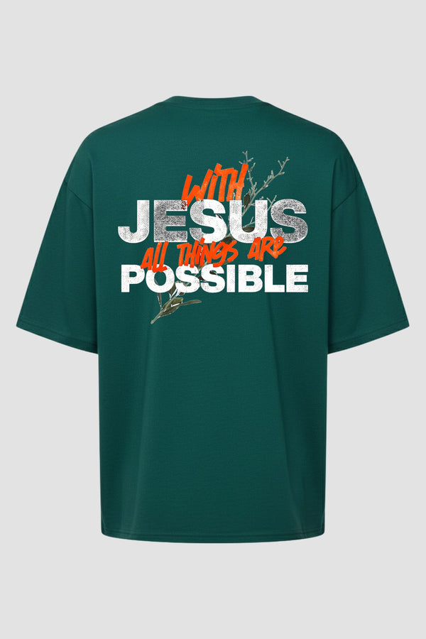Oversized Suedine n. 250 - With Jesus All Things Are Possible