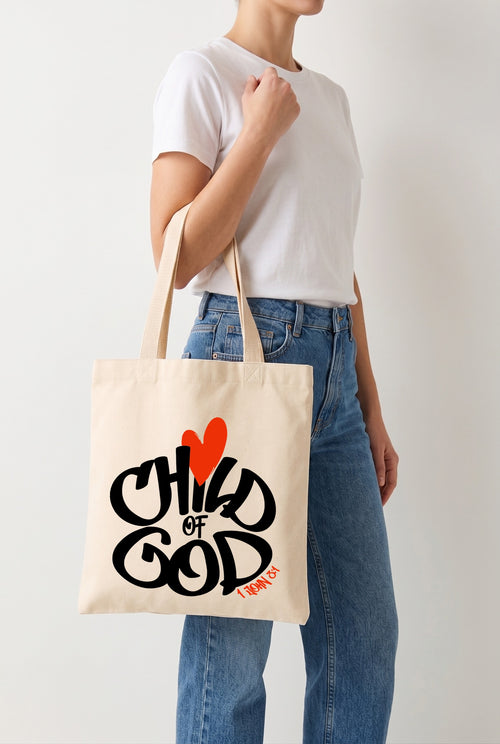 Ecobag Cristã em Algodão Cru | 26 Child Of God