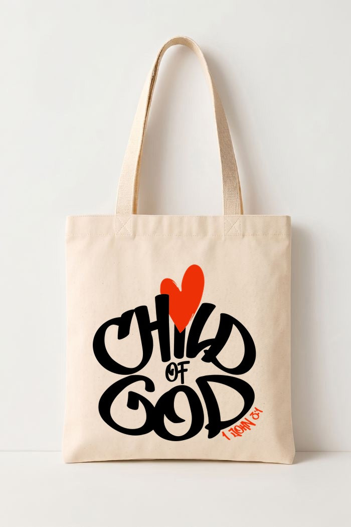 Ecobag Cristã em Algodão Cru | 26 Child Of God