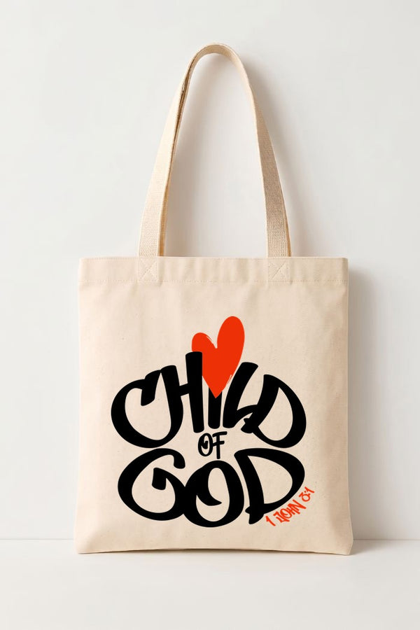 Ecobag Cristã em Algodão Cru | 26 Child Of God
