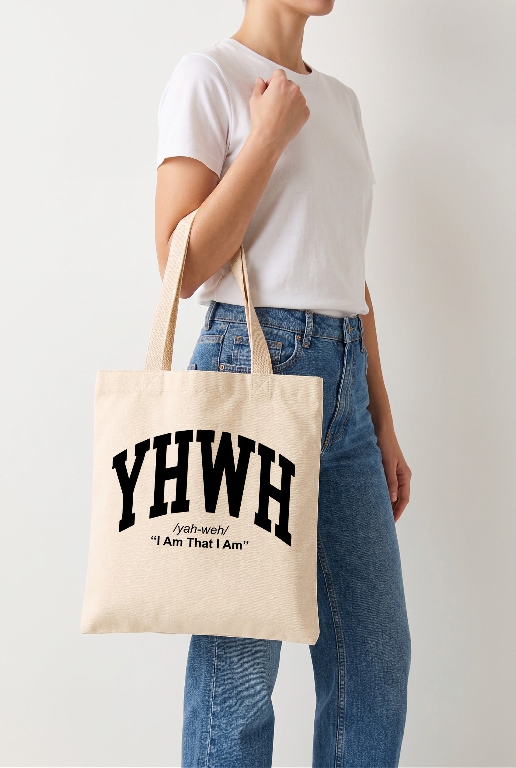 Ecobag Cristã em Algodão Cru | 308 YHWH