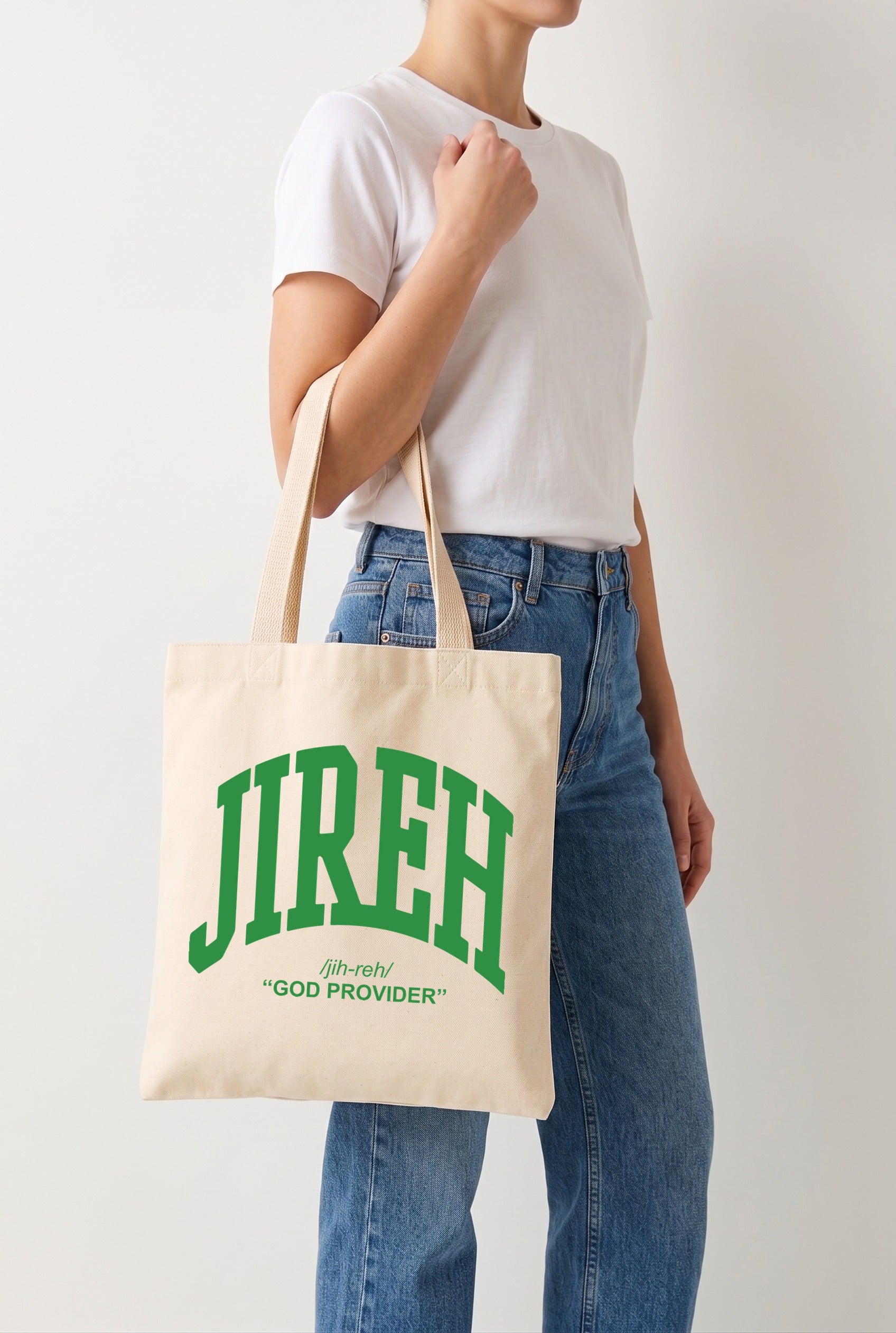 Ecobag Cristã em Algodão Cru | 309 Jireh