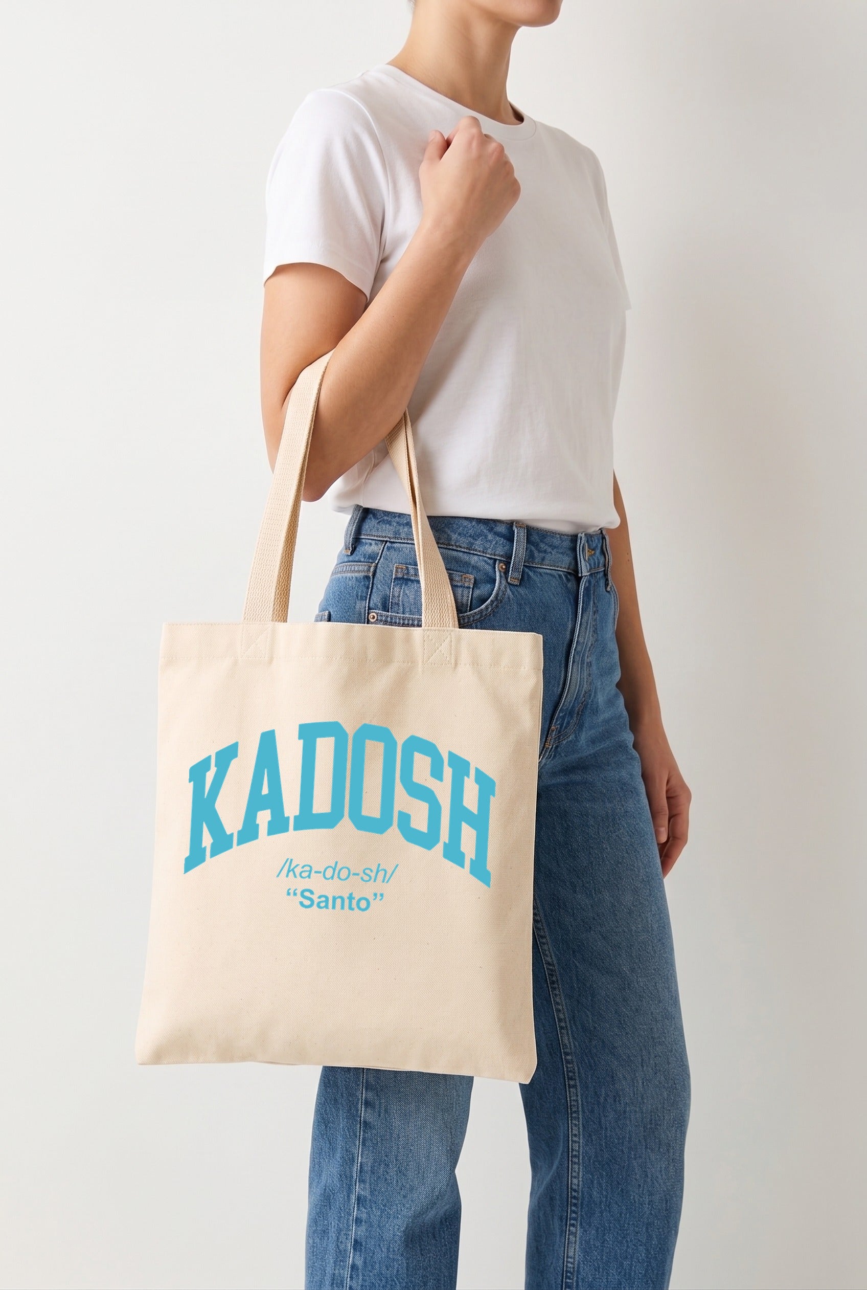 Ecobag Cristã em Algodão Cru | 310 Kadosh