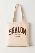 Ecobag Cristã em Algodão Cru | 311 Shalom