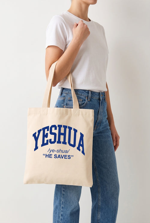 Ecobag Cristã em Algodão Cru | 312 Yeshua