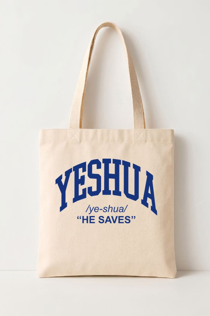 Ecobag Cristã em Algodão Cru | 312 Yeshua