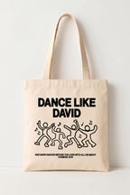 Ecobag Cristã em Algodão Cru | 34 Dance Like David