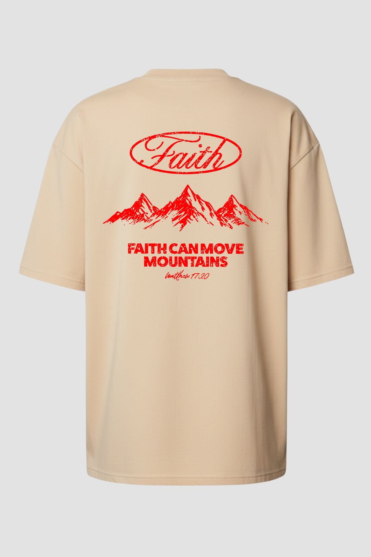 Oversized Suedine n. 39 - Faith Can Move Mountains