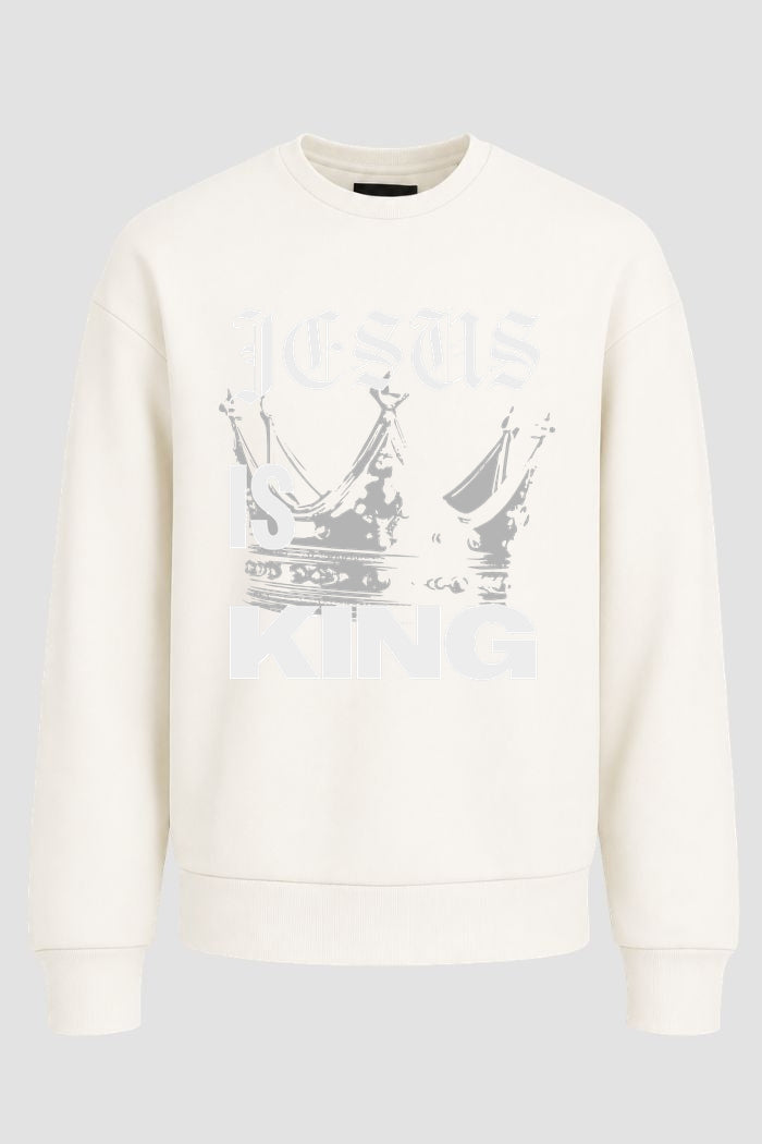 Moletom Gola Redonda n. 3 - Jesus Is King Coroa