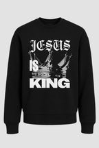 Moletom Gola Redonda n. 3 - Jesus Is King Coroa