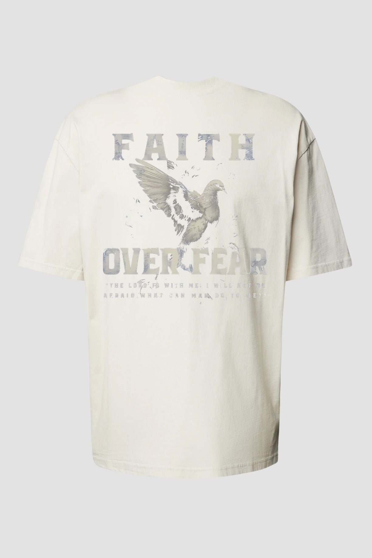 Oversized Suedine n.45 - Faith Over Fear Dove