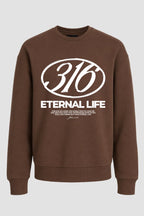 Moletom Gola Redonda n. 4 - Eternal Life 3:16
