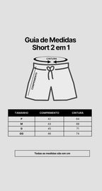 Short de Compressão 2 em 1 - n.37 - Pray