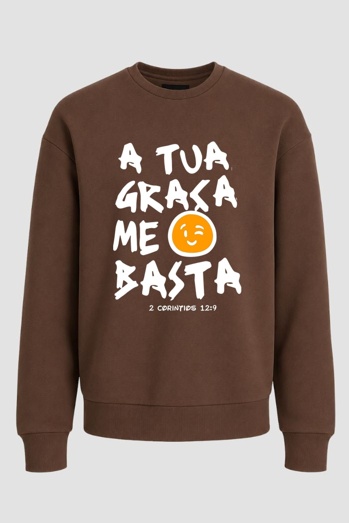 Moletom Gola Redonda n. 6 - A Tua Graça Me Basta