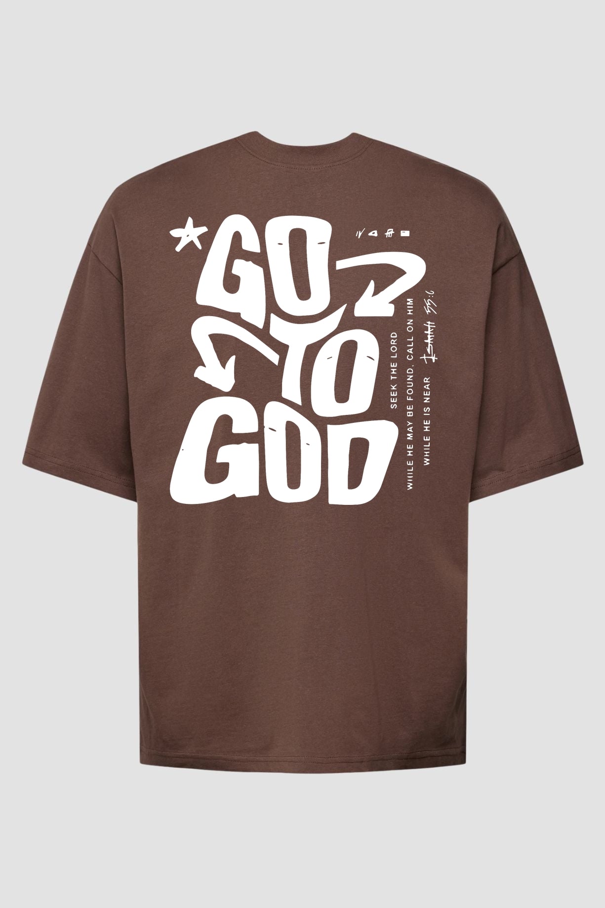 Oversized Suedine n. 63 - Go With Jesus