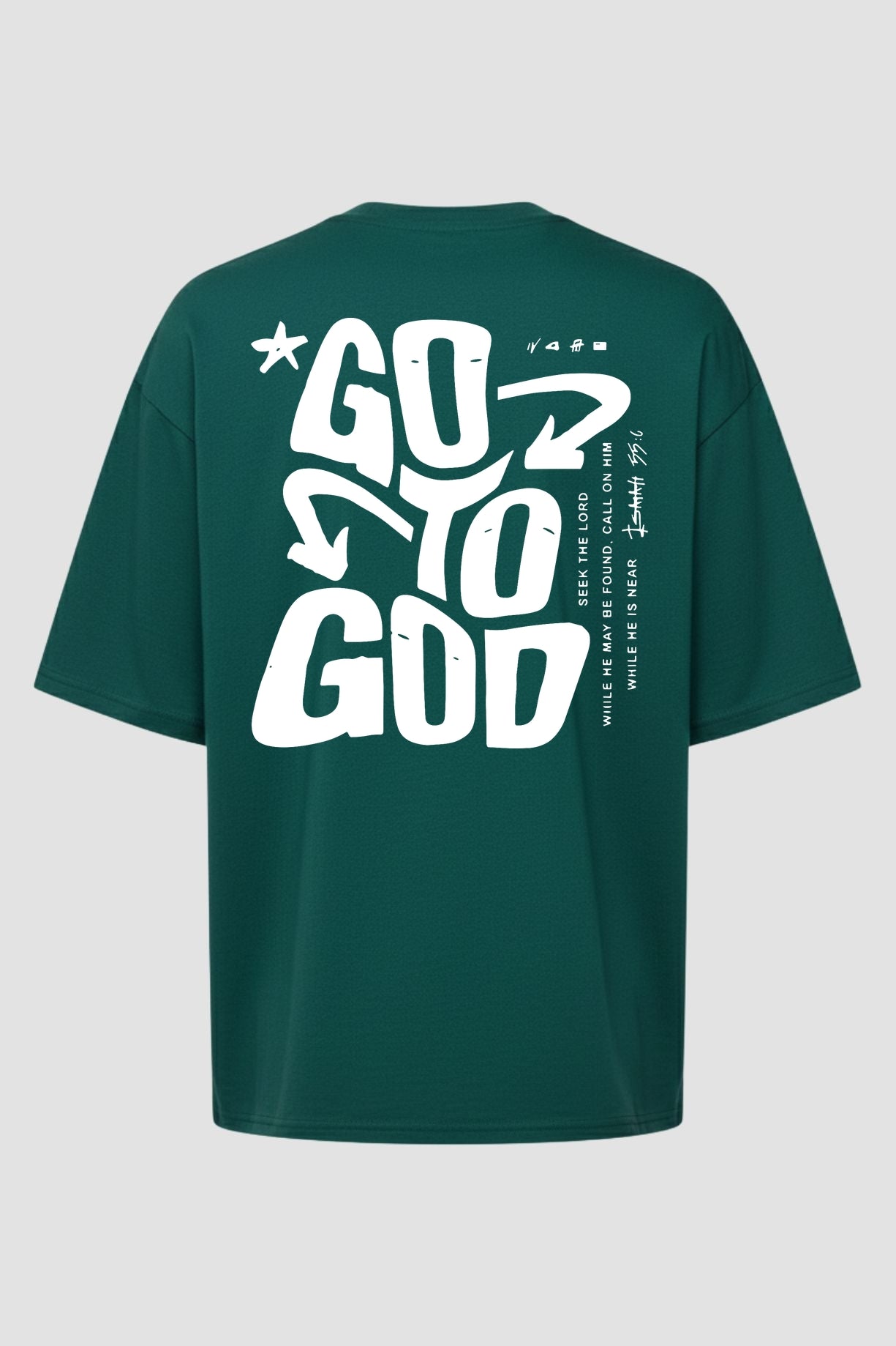 Oversized Suedine n. 63 - Go With Jesus