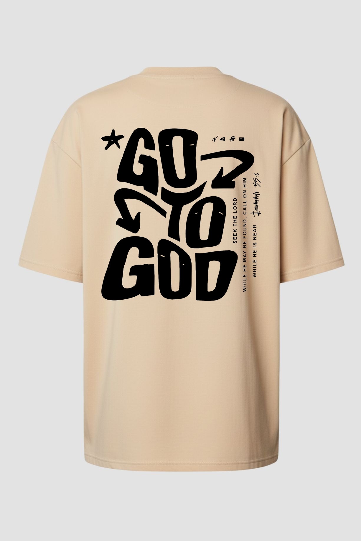 Oversized Suedine n. 63 - Go With Jesus