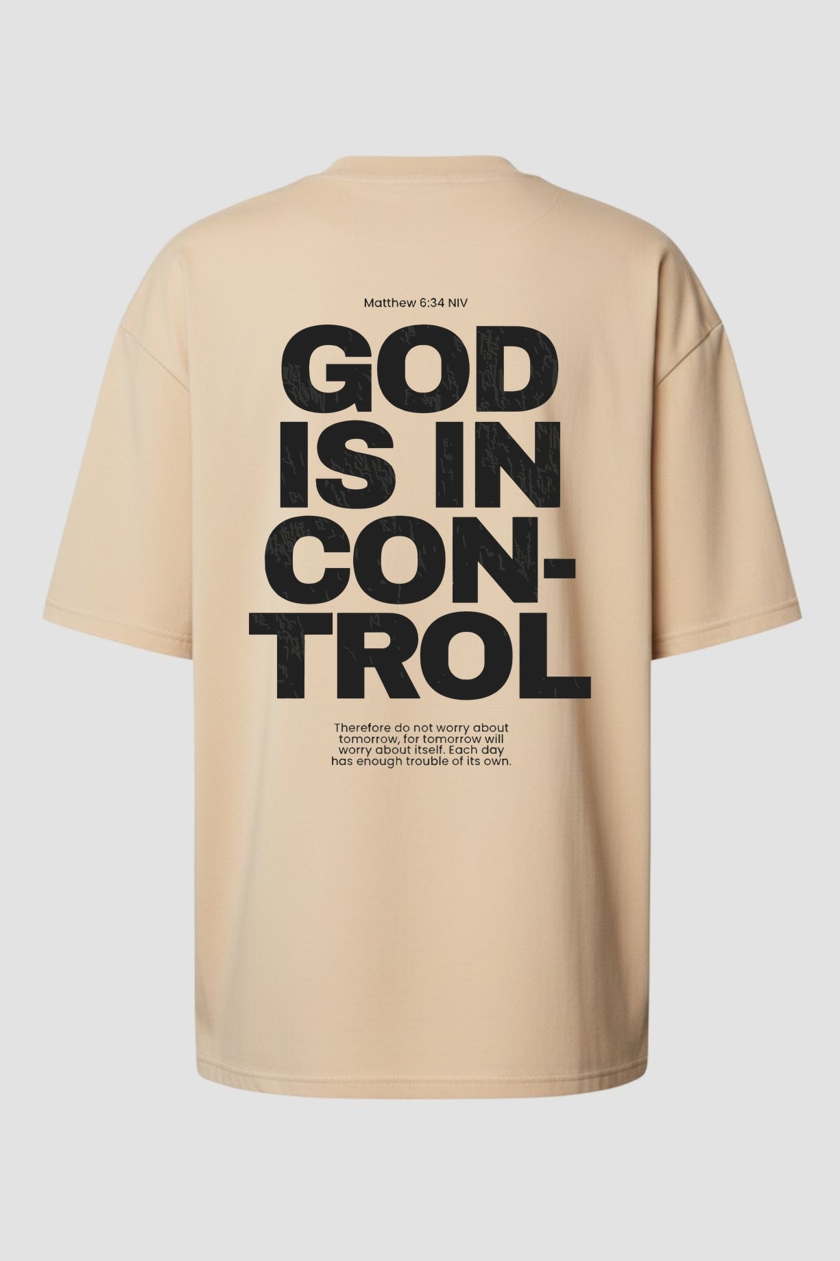 Oversized Suedine n. 68 - God Is In Control