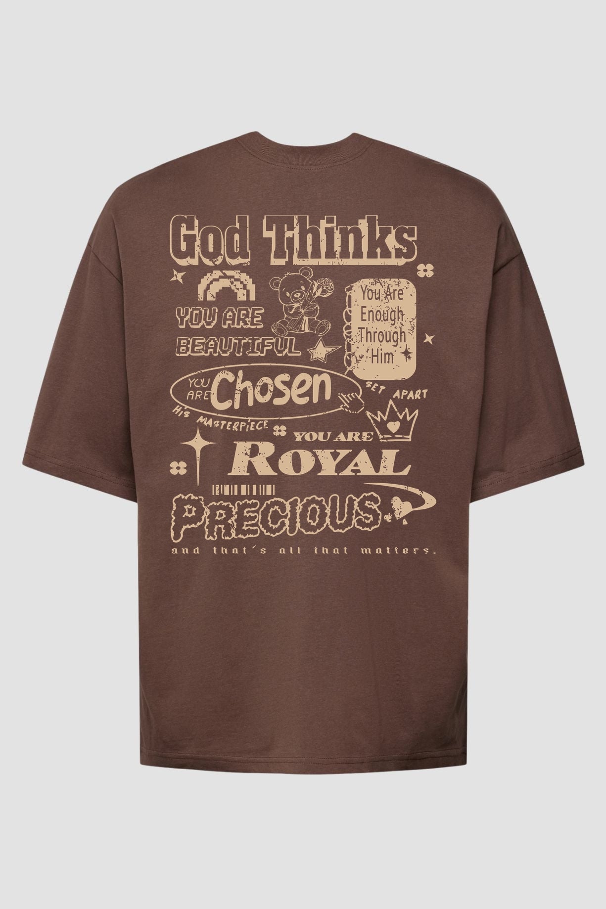 Oversized Suedine n. 77 - God Thinks