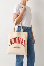 Ecobag Cristã em Algodão Cru | 7 Adonai
