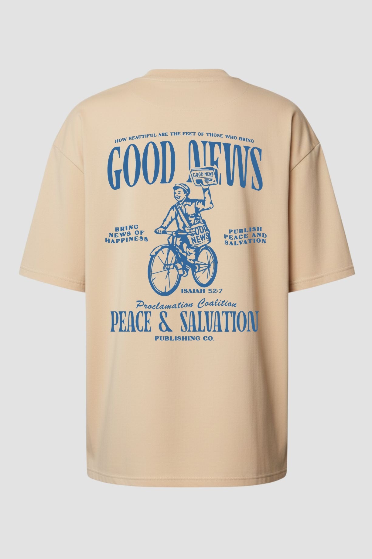 Oversized Suedine n. 83 - Good News Peace & Salvation