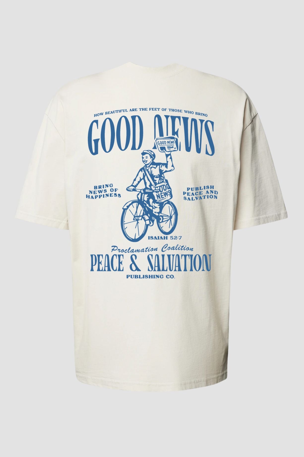 Oversized Suedine n. 83 - Good News Peace & Salvation