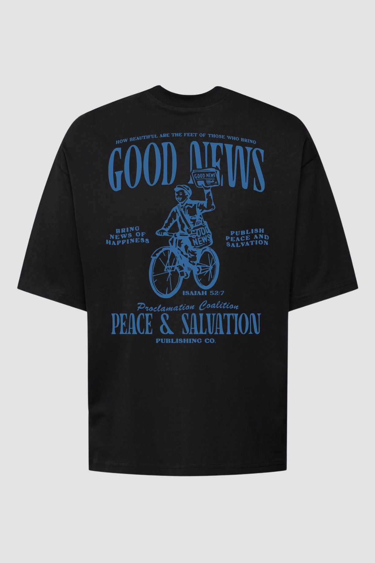 Oversized Suedine n. 83 - Good News Peace & Salvation