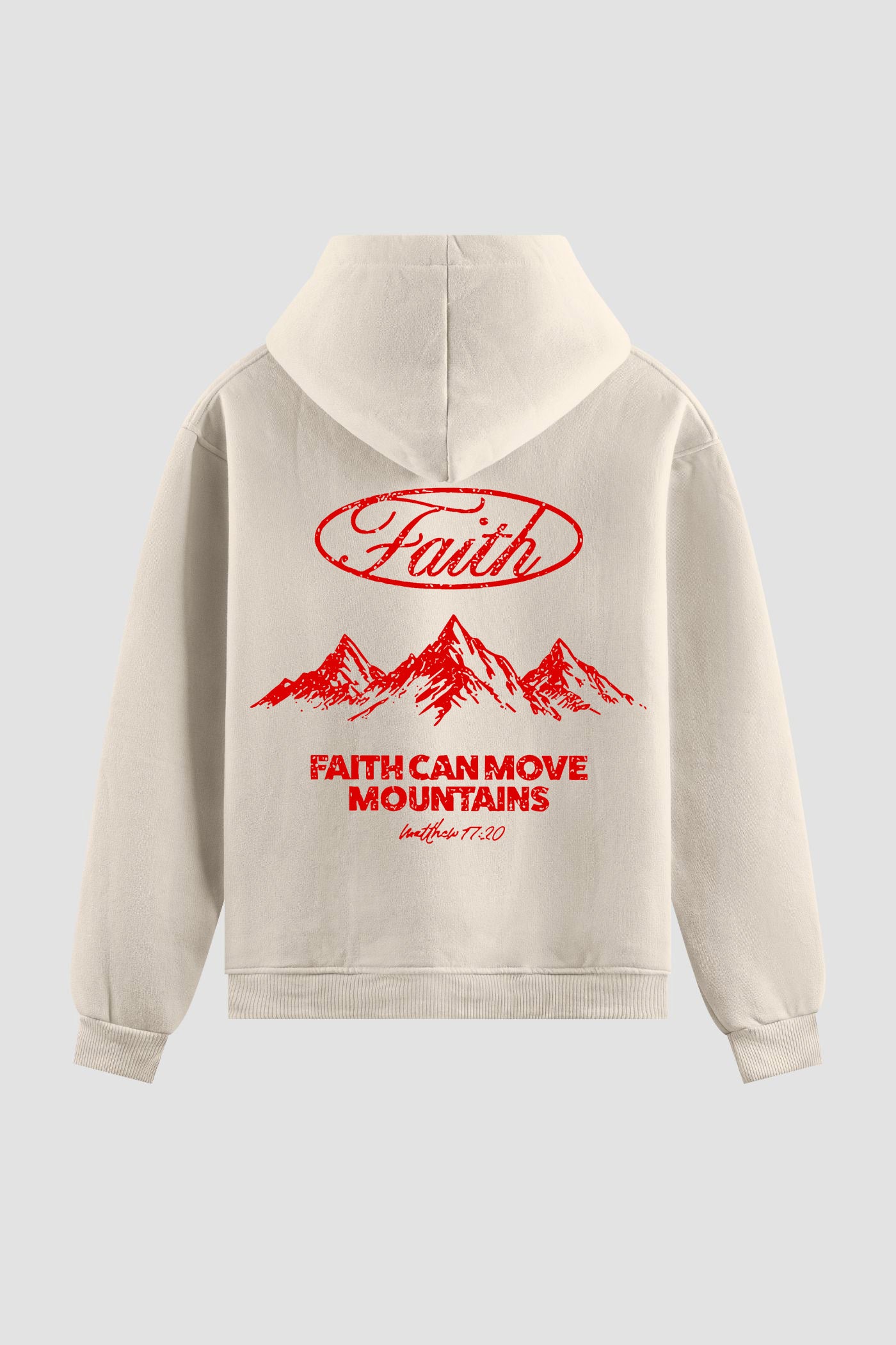 Moletom n. 39 - Faith Can Move Mountains