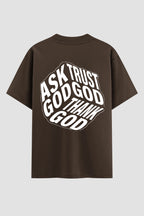 Oversized Suedine n. 15 - Ask God Trust God