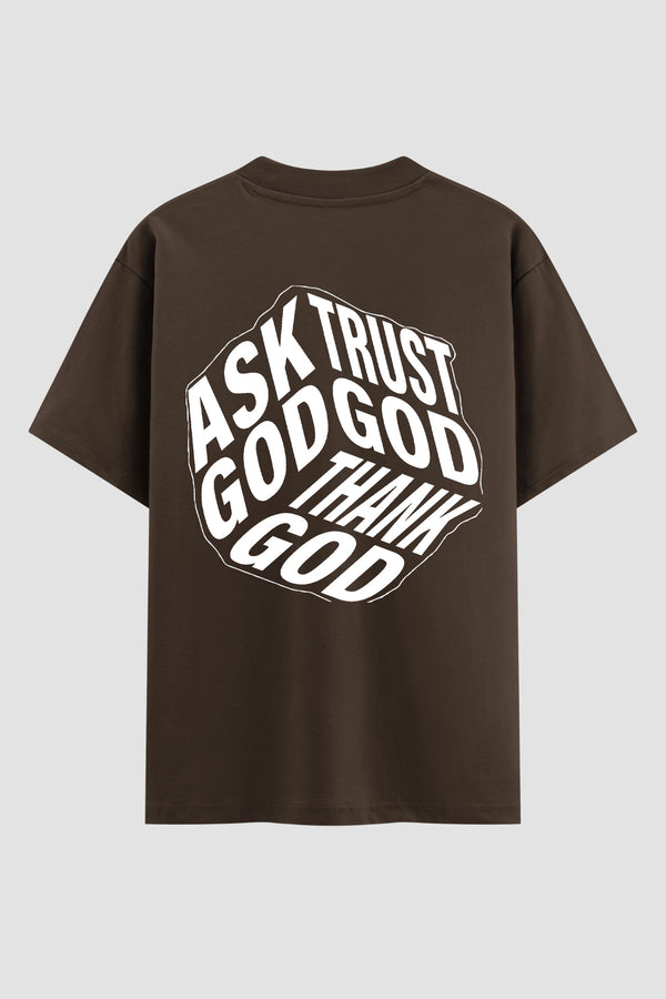Oversized Suedine n. 15 - Ask God Trust God