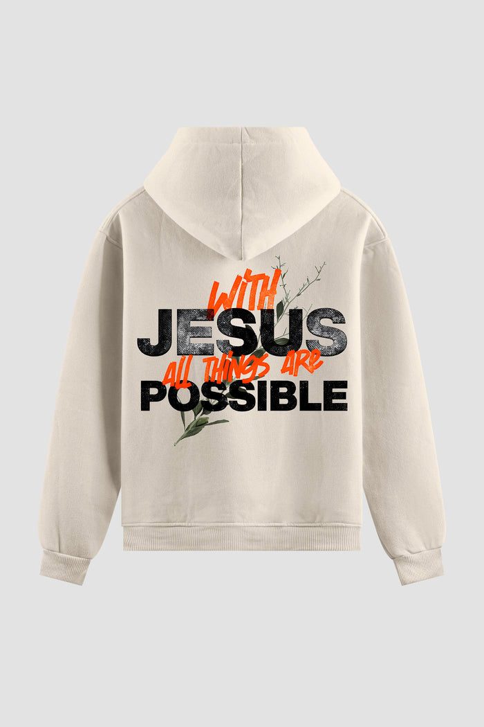 Moletom n. 250 - With Jesus All Things Are Possible