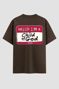 Oversized Suedine n. 102 - Hello I'm Child Of God