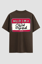 Oversized Suedine n. 102 - Hello I'm Child Of God