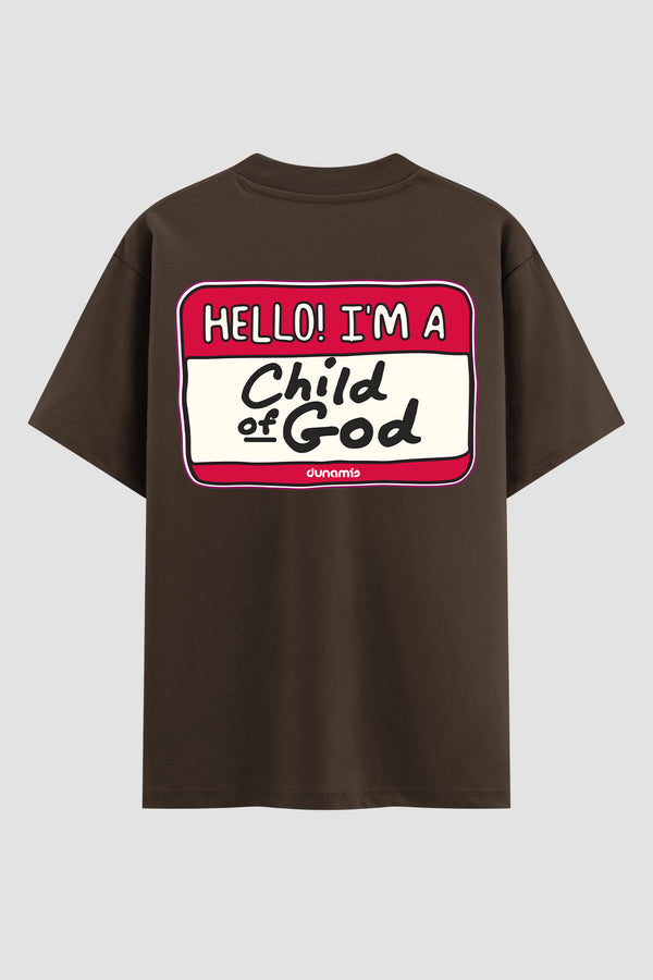 Oversized Suedine n. 102 - Hello I'm Child Of God