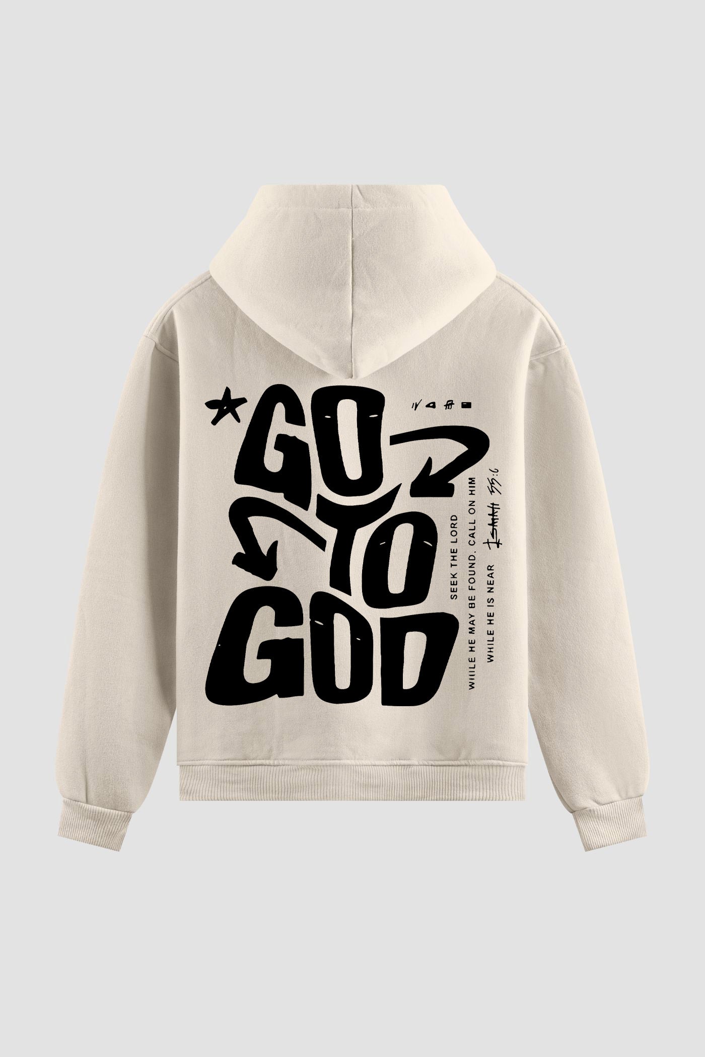 Moletom n. 63 - Go With Jesus