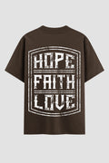Oversized Suedine n. 108 - Hope Faith Love