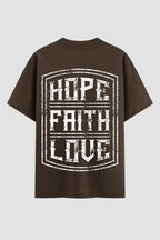 Oversized Suedine n. 108 - Hope Faith Love