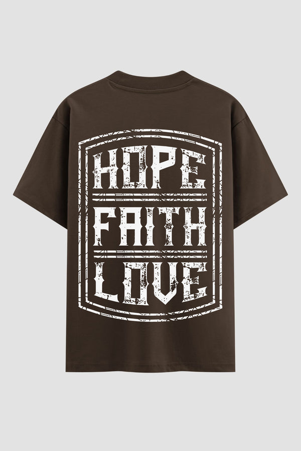 Oversized Suedine n. 108 - Hope Faith Love