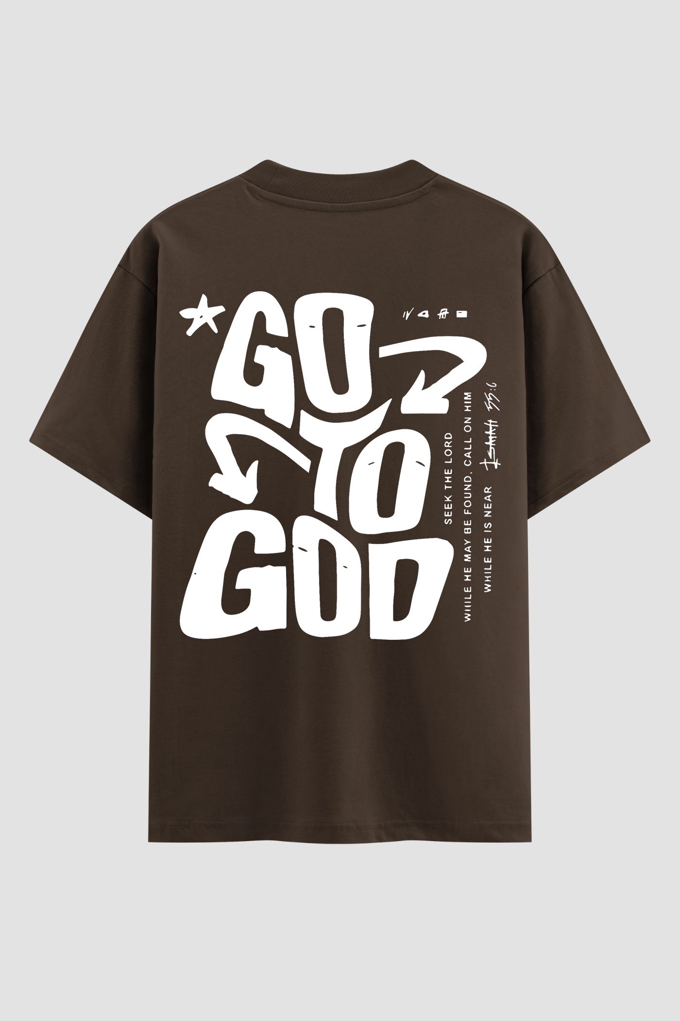 Oversized Suedine n. 63 - Go With Jesus