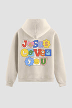 Moletom n. 140 - Jesus Loves You Color