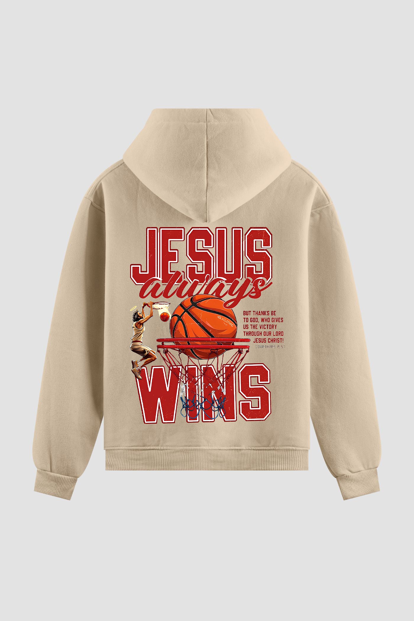 Moletom n. 158 - Jesus Always Wins