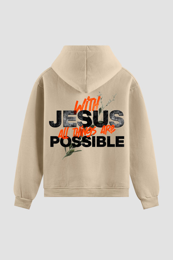 Moletom - With Jesus Thing Possible