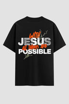 Oversized Suedine n. 250 - With Jesus All Things Are Possible
