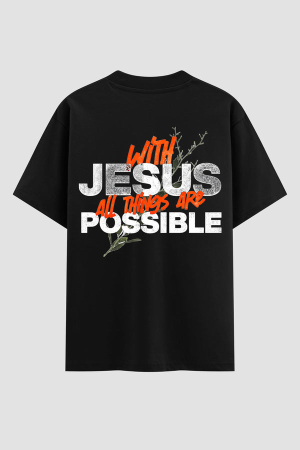 Oversized Suedine n. 250 - With Jesus All Things Are Possible